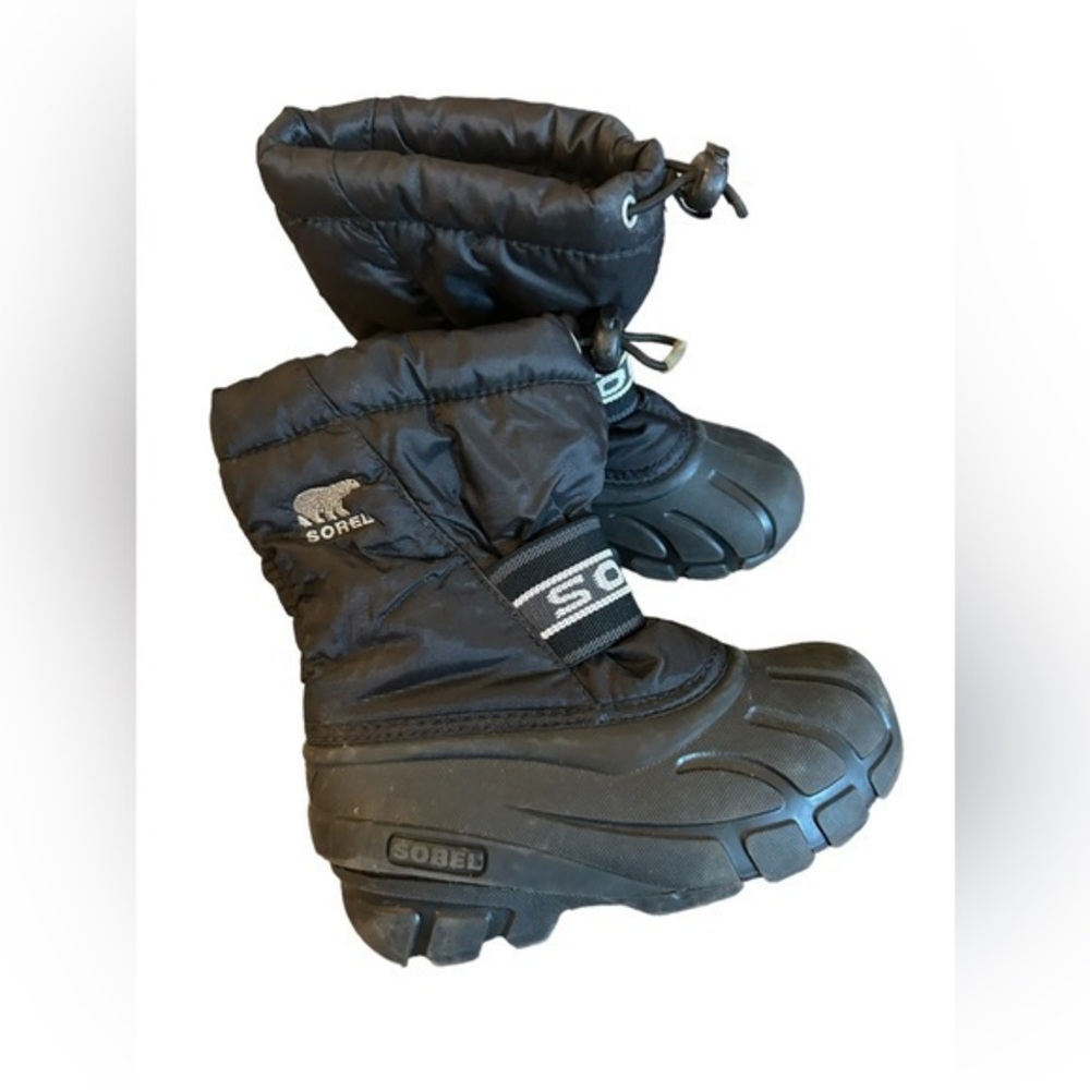 Boy’s Sorel Black Waterproof Snow Boots size 11